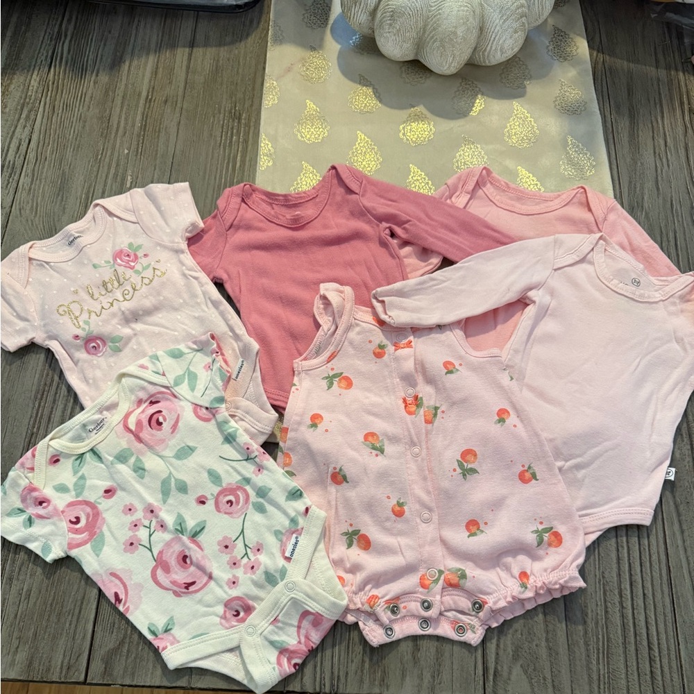 Baby Girl Onesies Bundle Set Newborn